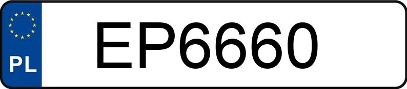 Numer rejestracyjny EP 6660 posiada ROMET MOTORS  MC50 - EP6660