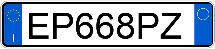 Numer rejestracyjny EP668PZ posiada TOYOTA Prius 3a serie Numer rejestracyjny EP668PZ posiada TOYOTA Prius 3a serie