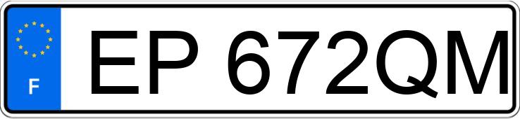 Registreringsnummeret EP672QM har AUDI A3 *
