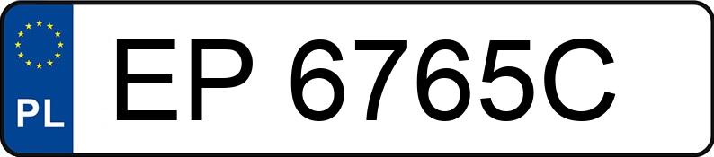 Numer rejestracyjny EP 6765C posiada SEAT ALHAMBRA - EP6765C