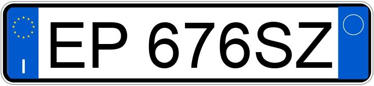 Numer rejestracyjny EP676SZ posiada FIAT Panda 3a serie Numer rejestracyjny EP676SZ posiada FIAT Panda 3a serie