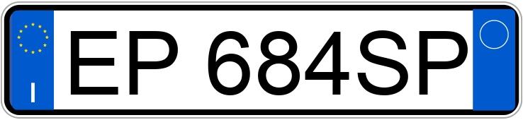 Numer rejestracyjny EP684SP posiada BMW X1