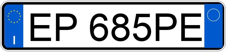 Numer rejestracyjny EP685PE posiada AUDI Q3