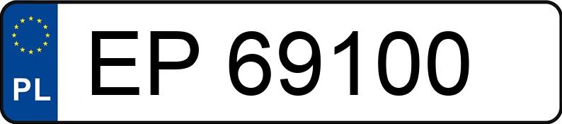 Numer rejestracyjny EP 69100 posiada BMW 118 - EP69100