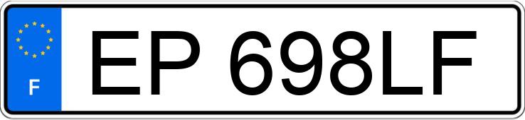 Numer rejestracyjny EP698LF posiada DACIA SANDERO