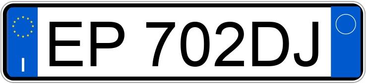 Numer rejestracyjny EP702DJ posiada LANCIA Ypsilon 3a serie