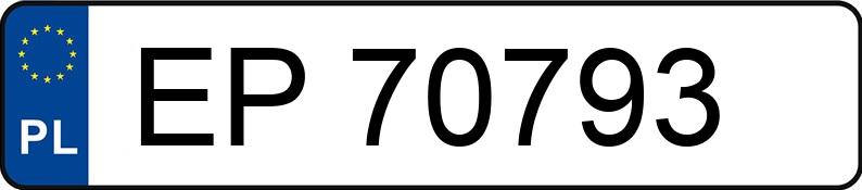 Numer rejestracyjny EP 70793 posiada OPEL Astra II 2.0 DI MR`98 Astra II 2.0 DI MR`98 - EP70793