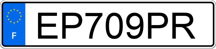 Numer rejestracyjny EP709PR posiada PEUGEOT 3008