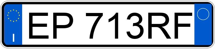 Numer rejestracyjny EP713RF posiada ALFA ROMEO Giulietta Numer rejestracyjny EP713RF posiada ALFA ROMEO Giulietta