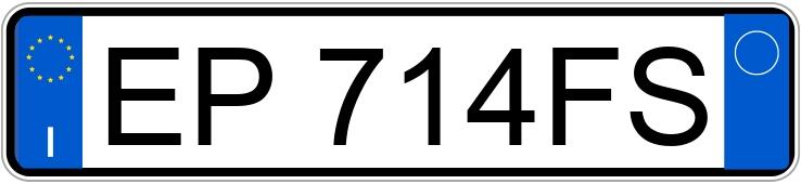 Numer rejestracyjny EP714FS posiada FIAT Grande Punto