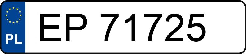 Numer rejestracyjny EP 71725 posiada SKODA Octavia 1.6 MR`01 E4 Tour Business Aut. - EP71725 Numer rejestracyjny EP 71725 posiada SKODA Octavia 1.6 MR`01 E4 Tour Business Aut. - EP71725