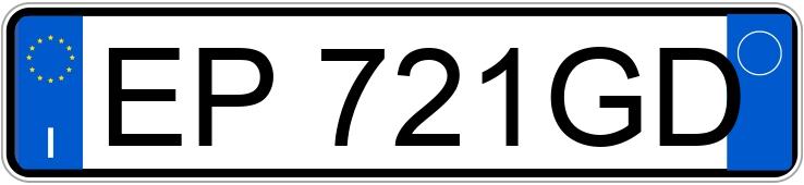 Numer rejestracyjny EP721GD posiada ALFA ROMEO Giulietta Numer rejestracyjny EP721GD posiada ALFA ROMEO Giulietta