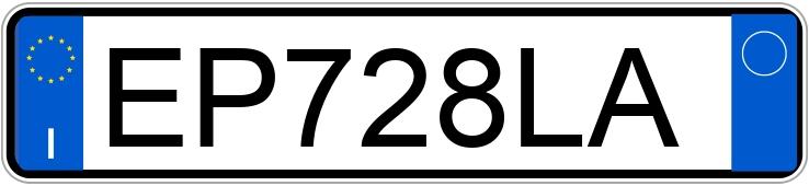 Numer rejestracyjny EP728LA posiada LANCIA Musa 2a serie