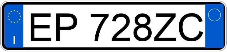 Numer rejestracyjny EP728ZC posiada FIAT Panda 2a serie Numer rejestracyjny EP728ZC posiada FIAT Panda 2a serie