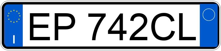 Numer rejestracyjny EP742CL posiada AUDI Q5 1a serie