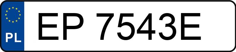 Numer rejestracyjny EP 7543E posiada AUDI S3 Quattro 2.0 TFSI MR`16 E6 8V S3 Quattro 2.0 TFSI MR`16 E6 8V - EP7543E