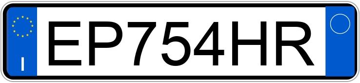 Numer rejestracyjny EP754HR posiada MERCEDES Classe A