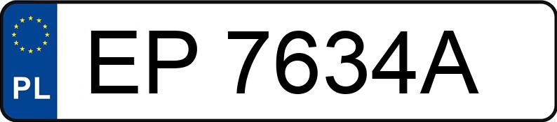 Numer rejestracyjny EP 7634A posiada OPEL Corsa D 1.2 MR`06 E4 Cosmo - EP7634A