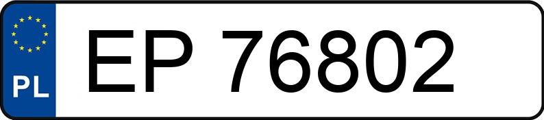 Numer rejestracyjny EP 76802 posiada OPEL Astra Classic II 1.4 MR`04 E4 Astra Classic II 1.4 MR`04 E4 - EP76802