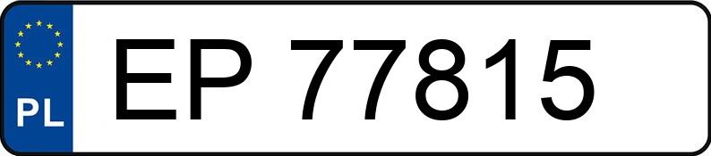 Numer rejestracyjny EP 77815 posiada AUDI A4 - EP77815 Numer rejestracyjny EP 77815 posiada AUDI A4 - EP77815