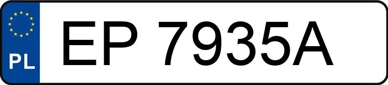 Numer rejestracyjny EP 7935A posiada KIA Sportage 1.6 GDI MR`19 E6d S - EP7935A Numer rejestracyjny EP 7935A posiada KIA Sportage 1.6 GDI MR`19 E6d S - EP7935A