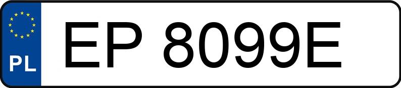 Numer rejestracyjny EP 8099E posiada SKODA OCTAVIA - EP8099E