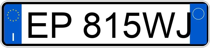 Numer rejestracyjny EP815WJ posiada VOLKSWAGEN Maggiolino