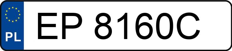Numer rejestracyjny EP 8160C posiada OPEL ASTRA - EP8160C