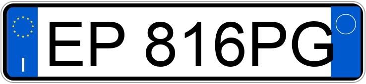 Numer rejestracyjny EP816PG posiada PEUGEOT 208 1o serie