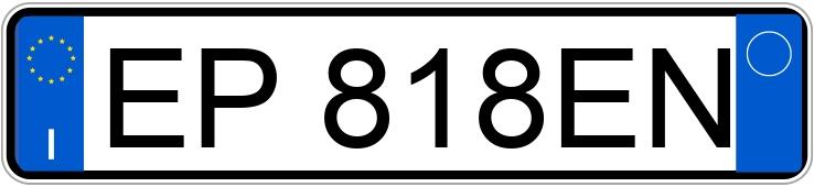 Numer rejestracyjny EP818EN posiada FIAT QUBO