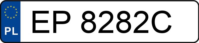 Numer rejestracyjny EP 8282C posiada FIAT 500 1.2 MR`07 E5 500S - EP8282C