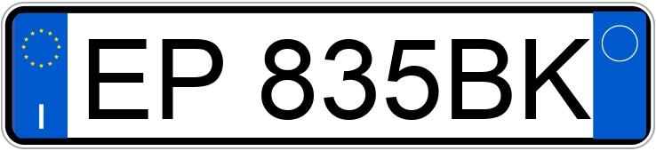 Numer rejestracyjny EP835BK posiada VOLKSWAGEN Polo 5a serie Numer rejestracyjny EP835BK posiada VOLKSWAGEN Polo 5a serie