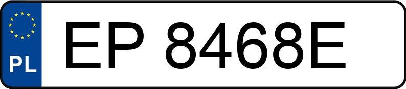Numer rejestracyjny EP 8468E posiada BMW 523 - EP8468E Numer rejestracyjny EP 8468E posiada BMW 523 - EP8468E