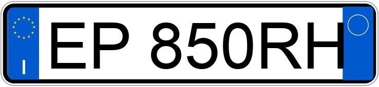 Numer rejestracyjny EP850RH posiada CITROEN C1