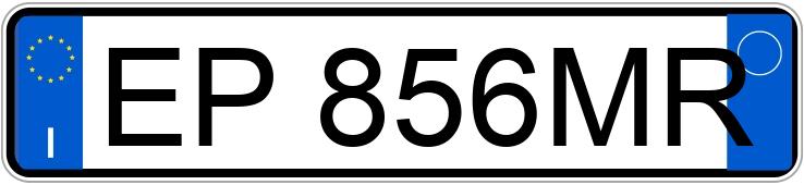 Numer rejestracyjny EP856MR posiada TOYOTA Verso-S