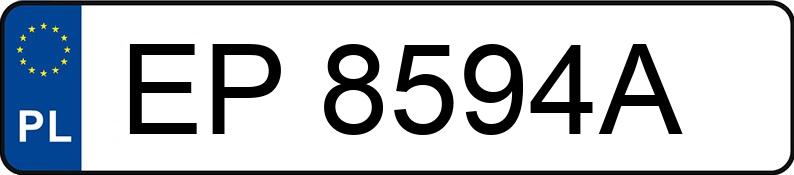 Numer rejestracyjny EP 8594A posiada VOLKSWAGEN New Beetle 1.9 TDI MR`98 E3 New Beetle 1.9 TDI MR`98 E3 - EP8594A