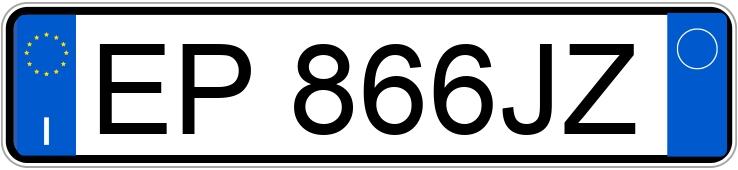 Numer rejestracyjny EP866JZ posiada DS DS 3