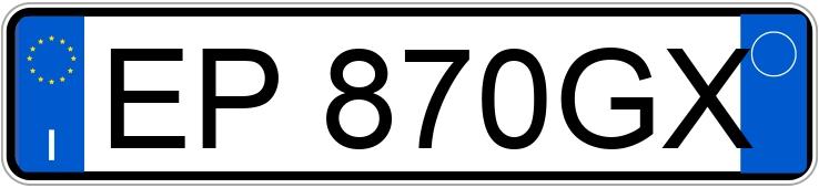 Numer rejestracyjny EP870GX posiada JEEP Cherokee 2a serie