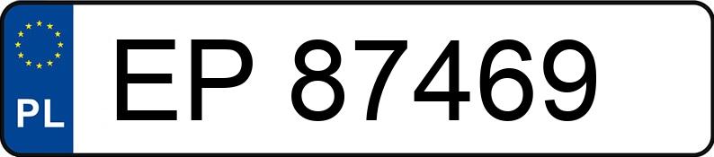 Numer rejestracyjny EP 87469 posiada AUDI A6 - EP87469