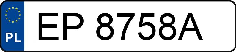 Numer rejestracyjny EP 8758A posiada AUDI A5 Coupe Quattro 3.0 TDi DPF MR`07 E4 B8 A5 Coupe Quattro 3.0 TDi DPF MR`07 E4 B8 - EP8758A
