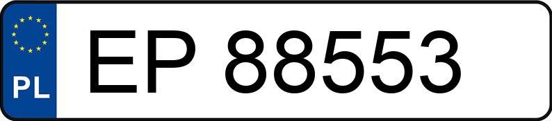 Numer rejestracyjny EP 88553 posiada AUDI A3 1.6 Kat. MR`01 8L Ambition - EP88553 Numer rejestracyjny EP 88553 posiada AUDI A3 1.6 Kat. MR`01 8L Ambition - EP88553