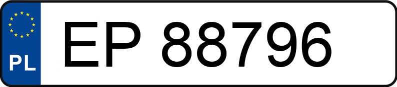 Numer rejestracyjny EP 88796 posiada WAZ LADA Samara 2108 - EP88796