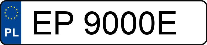 Numer rejestracyjny EP 9000E posiada AUDI A7 SPORTBACK - EP9000E Numer rejestracyjny EP 9000E posiada AUDI A7 SPORTBACK - EP9000E