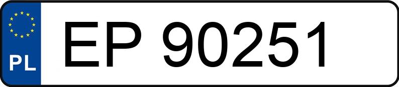 Numer rejestracyjny EP 90251 posiada HONDA LEGEND - EP90251