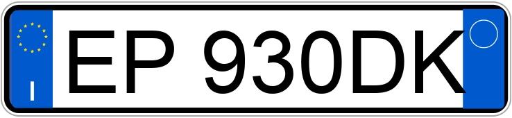 Numer rejestracyjny EP930DK posiada MERCEDES Classe B