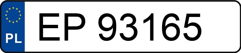 Numer rejestracyjny EP 93165 posiada SKODA KODIAQ - EP93165