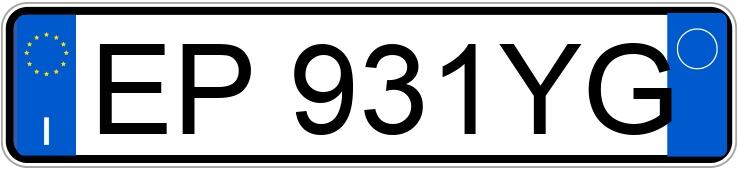 Numer rejestracyjny EP931YG posiada SEAT Mii