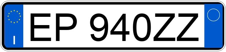 Numer rejestracyjny EP940ZZ posiada AUDI A6 4a serie