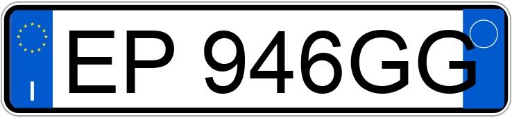 Numer rejestracyjny EP946GG posiada BMW X3