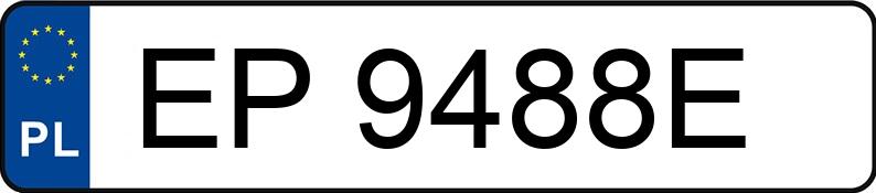 Numer rejestracyjny EP 9488E posiada MERCEDES-BENZ CLS 250 CDI MR`11 E5 218 BlueEFFICIENCY - EP9488E